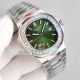 Swiss Replica Patek Philippe Nautilus 5711 Green Dial Diamond Bezel Watch 40MM (3)_th.jpg